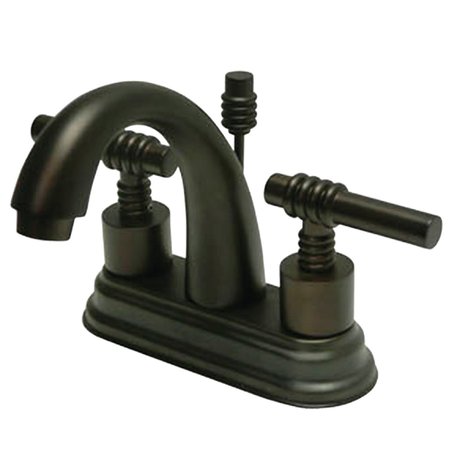 KINGSTON BRASS KS8615ML 4" Centerset Bathroom Faucet, Oil Rubbed Bronze KS8615ML